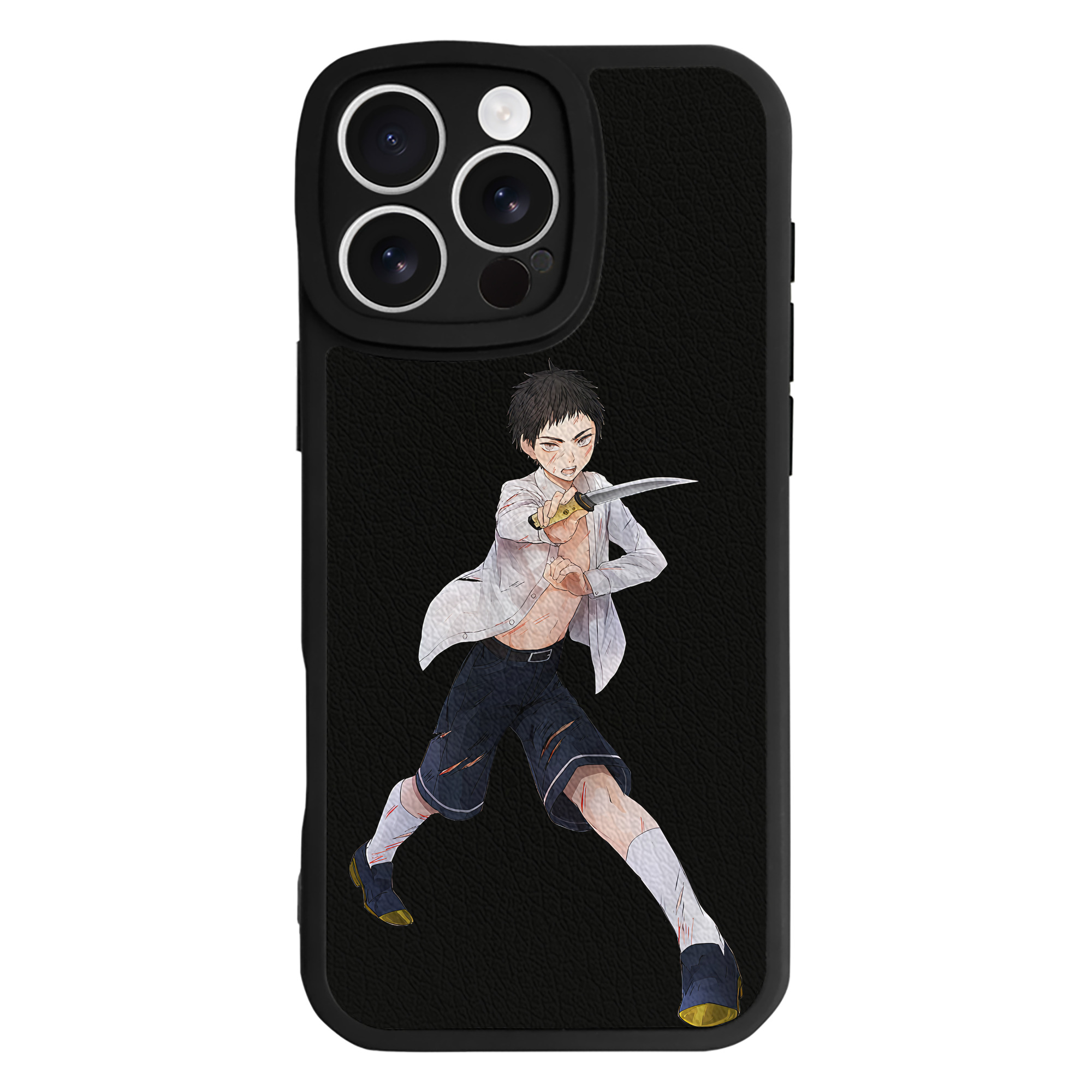 （画像用） 刀剣乱舞 Touken Ranbu 【iPhone 16シリーズ対応】シリコンスマホケース（レザー調） 材質：シリコン
